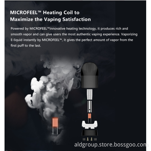 Fashionable Appearance Ecigarette Pod System Device